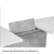 calipso kinyitható bővíthető szürke fehér beton asztal étkezőasztal